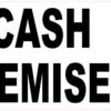 No Cash On Premises Magnet