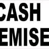 StickerTalk No Cash On Premises Magnet, 10 inches x 3 inches