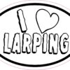 I Love LARPing Vinyl Sticker