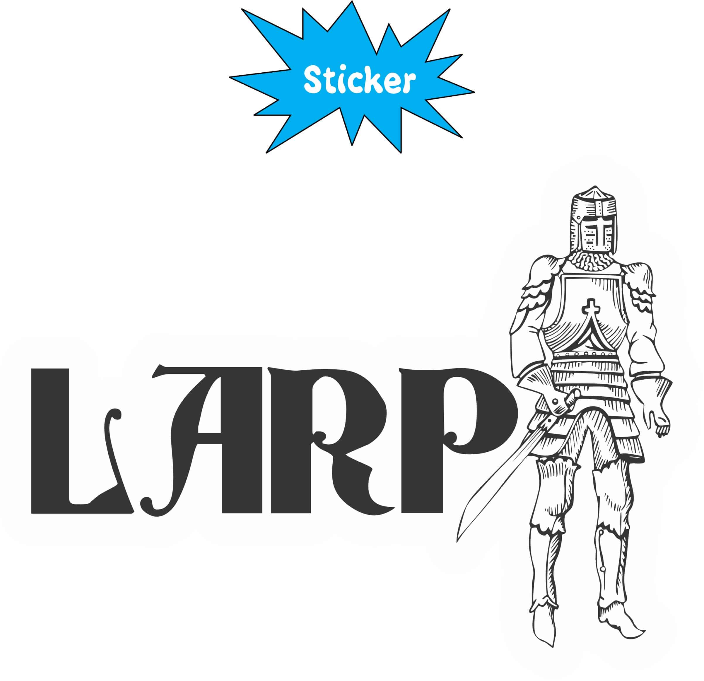 StickerTalk LARP Vinyl Sticker, 4 inches x 3 inches - Image 3