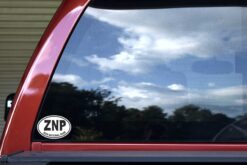Oval Zion National Park Vinyl Sticker