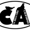 Oval La Jolla Cove CA Vinyl Sticker