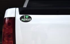 I Love Pickles Vinyl Sticker