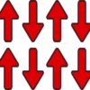 Red Arrow Vinyl Stickers