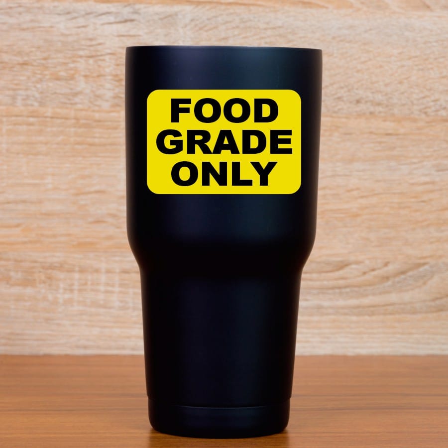 StickerTalk Food Grade Only Vinyl Stickers, 1 sheet of 2 stickers, 3 inches x 2 inches each - Image 3
