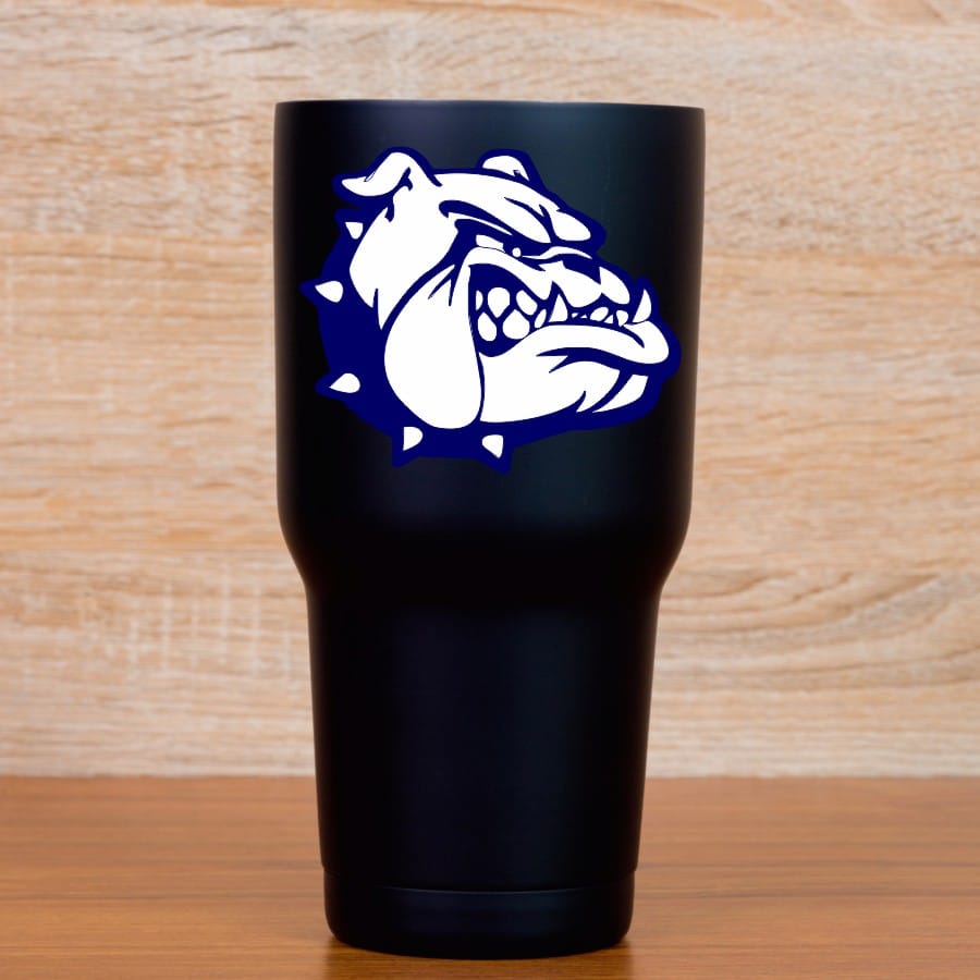 StickerTalk Right Facing Blue Bulldog Vinyl Sticker, 3.5 inches x 3 inches - Image 6