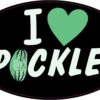 I Love Pickles Vinyl Sticker