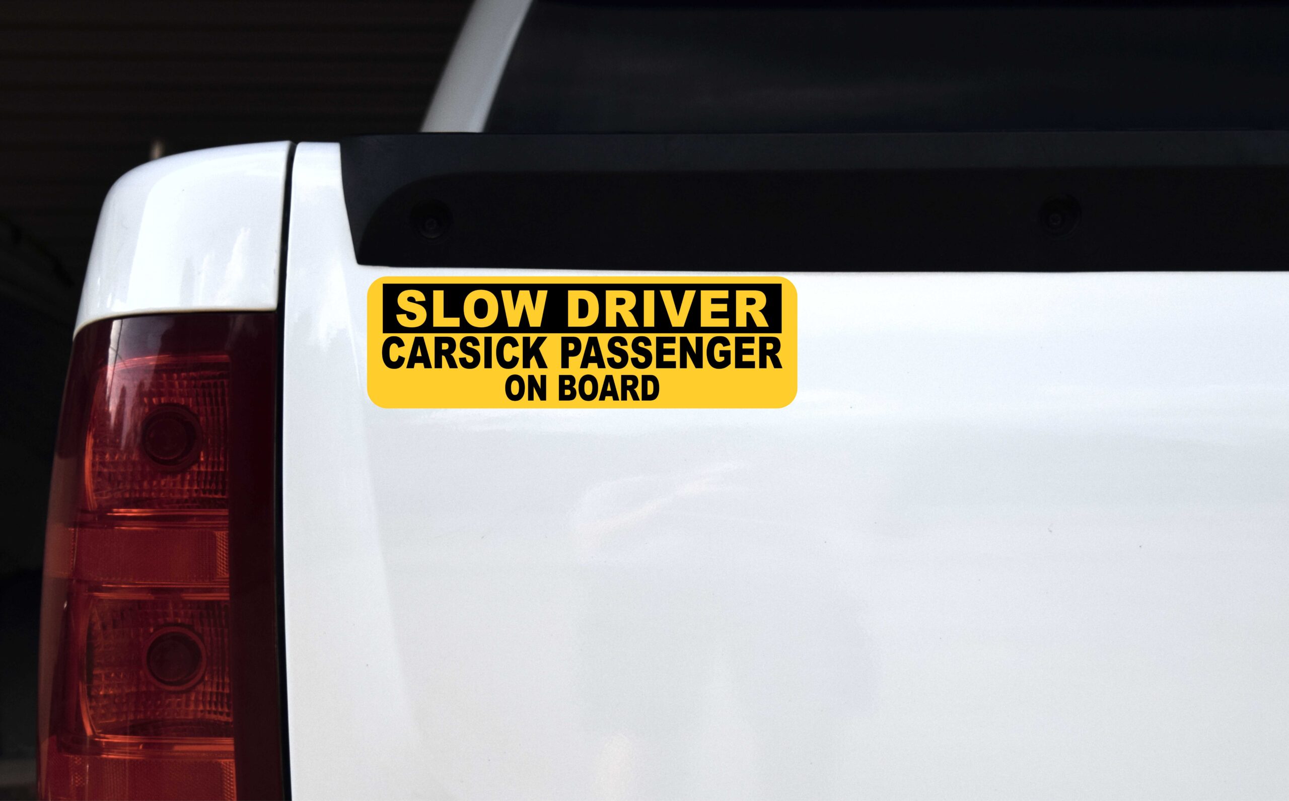Slow Driver Carsick Passenger Magnet