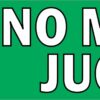 No Milk Jugs Recycling Vinyl Sticker
