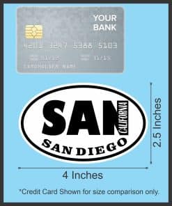 San Diego California Sticker