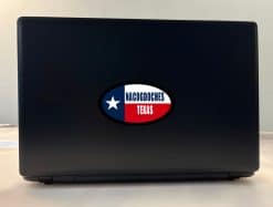 StickerTalk Flag Oval Nacogdoches Texas Vinyl Sticker, 4.75 inches x 2.75 inches - Image 3