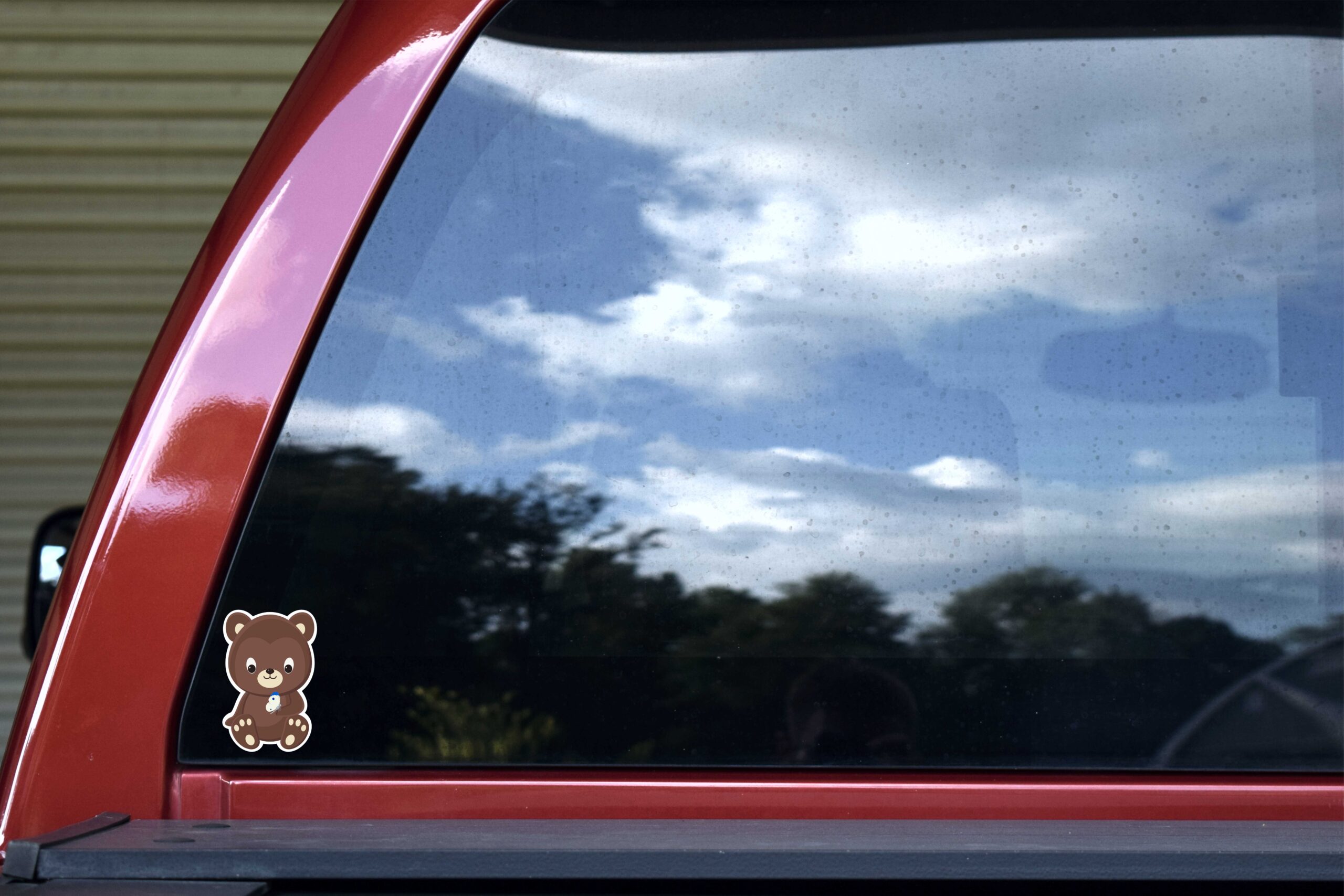 Bear and Fox Vinyl Stickers