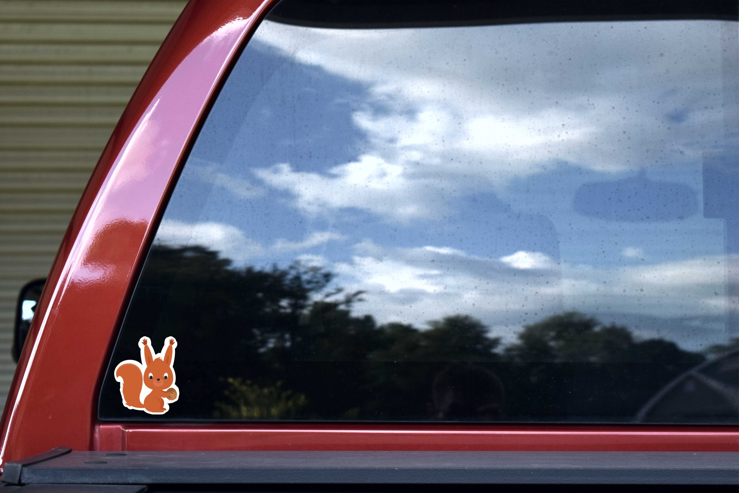 Squirrel and Rabbit Vinyl Stickers