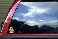 Newspaper and Running Dog Vinyl Stickers