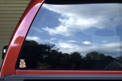 Funny Face Dog Vinyl Stickers