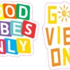 Good Vibes Only Vinyl Stickers