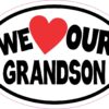 We Love Our Grandson Vinyl Sticker