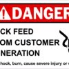 Danger Back Feed From Customer Generation Magnet