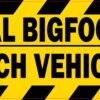 Official Bigfoot Research Vehicle Vinyl Sticker
