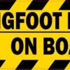 Bigfoot Hunter on Board Magnet