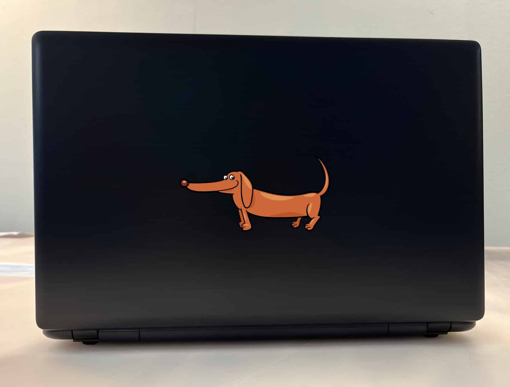 StickerTalk Dachshund Vinyl Sticker, 5 inches x 2.5 inches - Image 3
