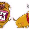 No Trespassing Dog Vinyl Stickers