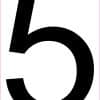 StickerTalk Number 5 Magnet, 3.5 inches x 5 inches