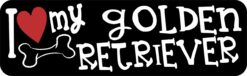 I Love My Golden Retriever Magnet