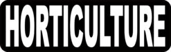 Horticulture Vinyl Sticker