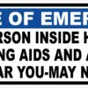 Person Inside Has Hearing Aids and Autism Magnet