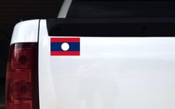 Laos Flag Vinyl Sticker