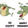 Be Hoppy Toad Vinyl Stickers