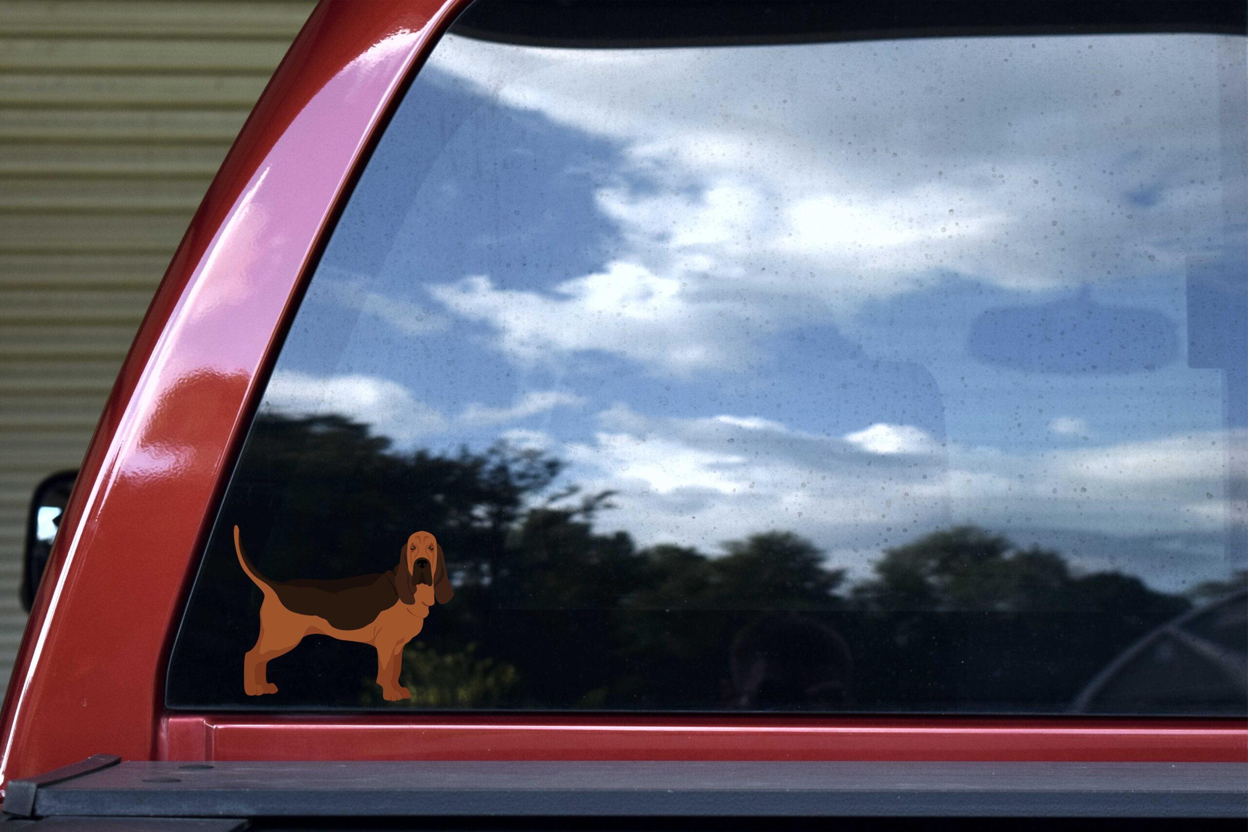 Bloodhound Vinyl Sticker