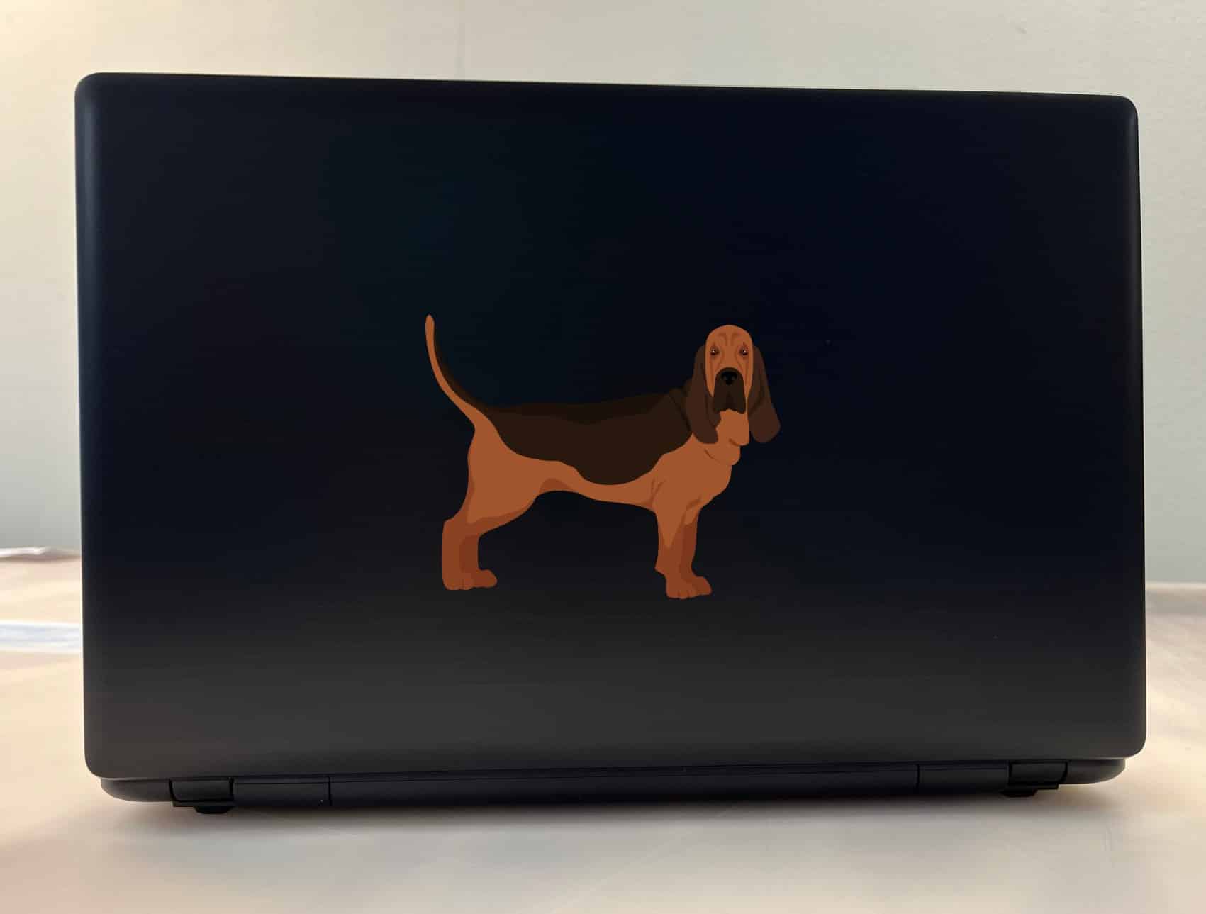 StickerTalk Bloodhound Vinyl Sticker, 5 inches x 4 inches - Image 4