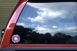 Plumeria and Pansy Flower Vinyl Stickers