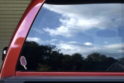 Purple Leaves and Flowers Vinyl Stickers