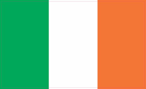 Ireland Flag Vinyl Sticker