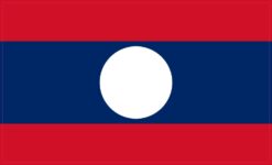 Laos Flag Magnet