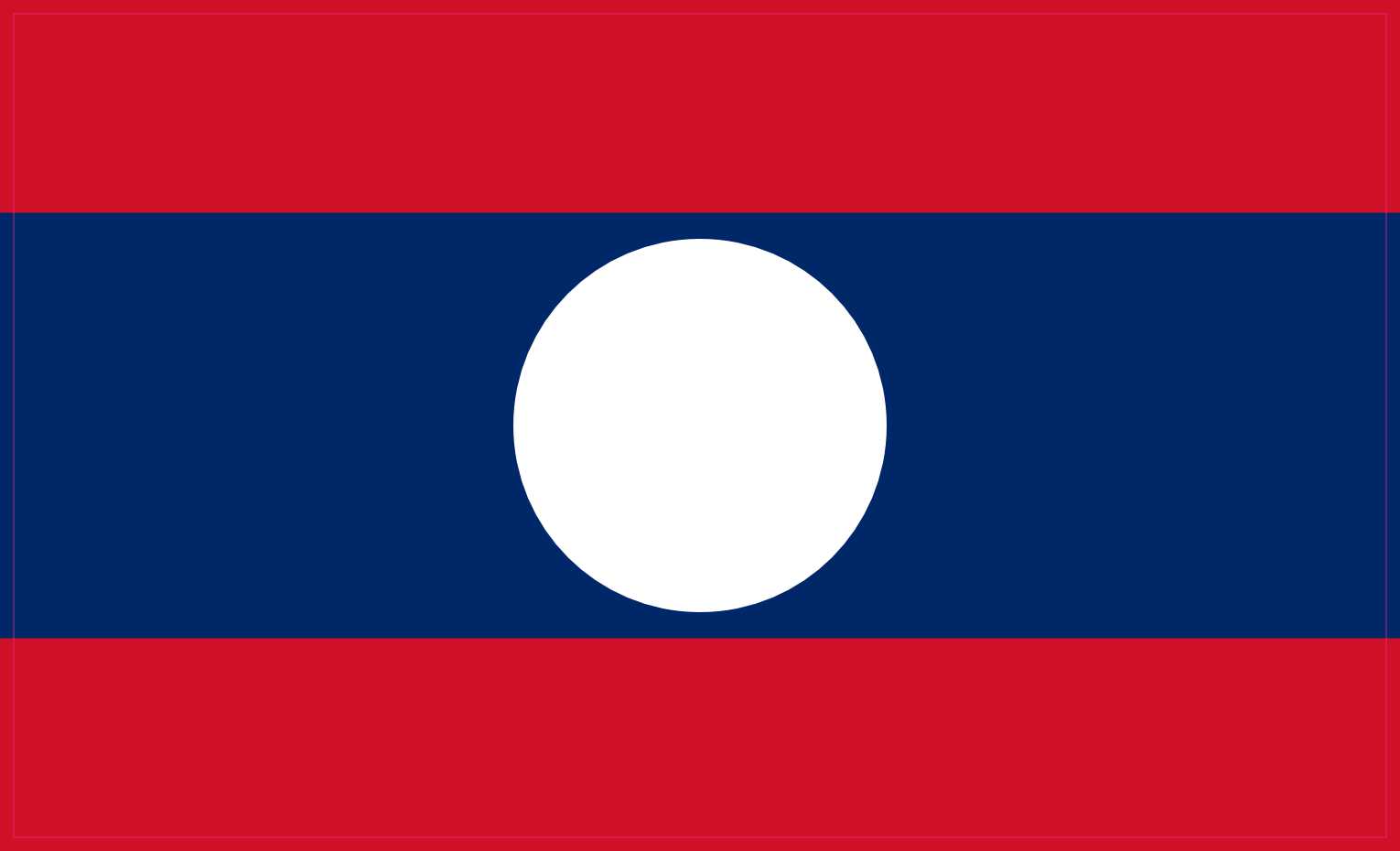 Laos Flag Vinyl Sticker