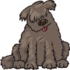 Shaggy Dog Vinyl Sticker