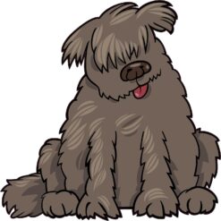 Shaggy Dog Vinyl Sticker