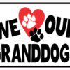 We Love Our Granddogs Vinyl Sticker