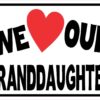 We Love Our Granddaughter Magnet