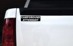 Campground Attendant Magnet