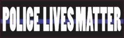 Police Lives Matter Vinyl Sticker