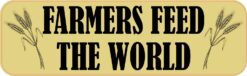 Wheat Farmers Feed the World Vinyl Sticker
