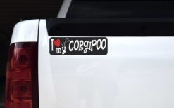 I Love My Corgipoo Vinyl Sticker