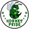 Green Hornet Pride Mascot Vinyl Sticker