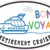 Oval Retirement Cruise Vinyl Sticker