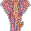 Floral Elephant Vinyl Sticker